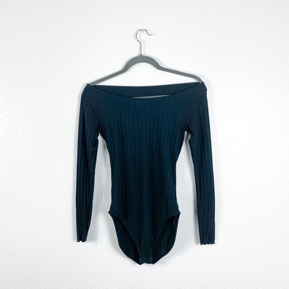 {Free People} Beside Me Square Neck Body Suit - Picture 3 of 7